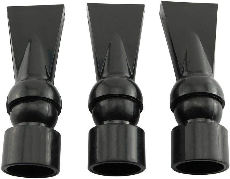 Longdex Aquarium Water Outlet 3PCS Black Fish Tank Duckbill Nozzle Free Rotate Outflow Pump Tank End Pipe - Image 1
